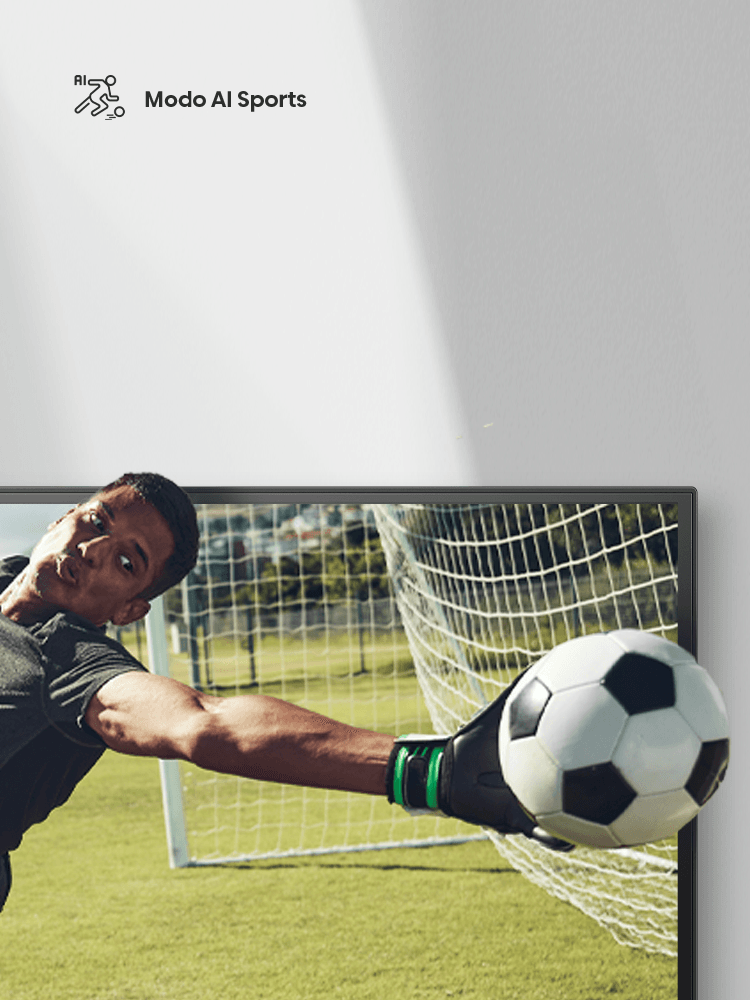 Imagem mostrando a alta taxa de atualização da TV, com 165Hz e VRR nativo