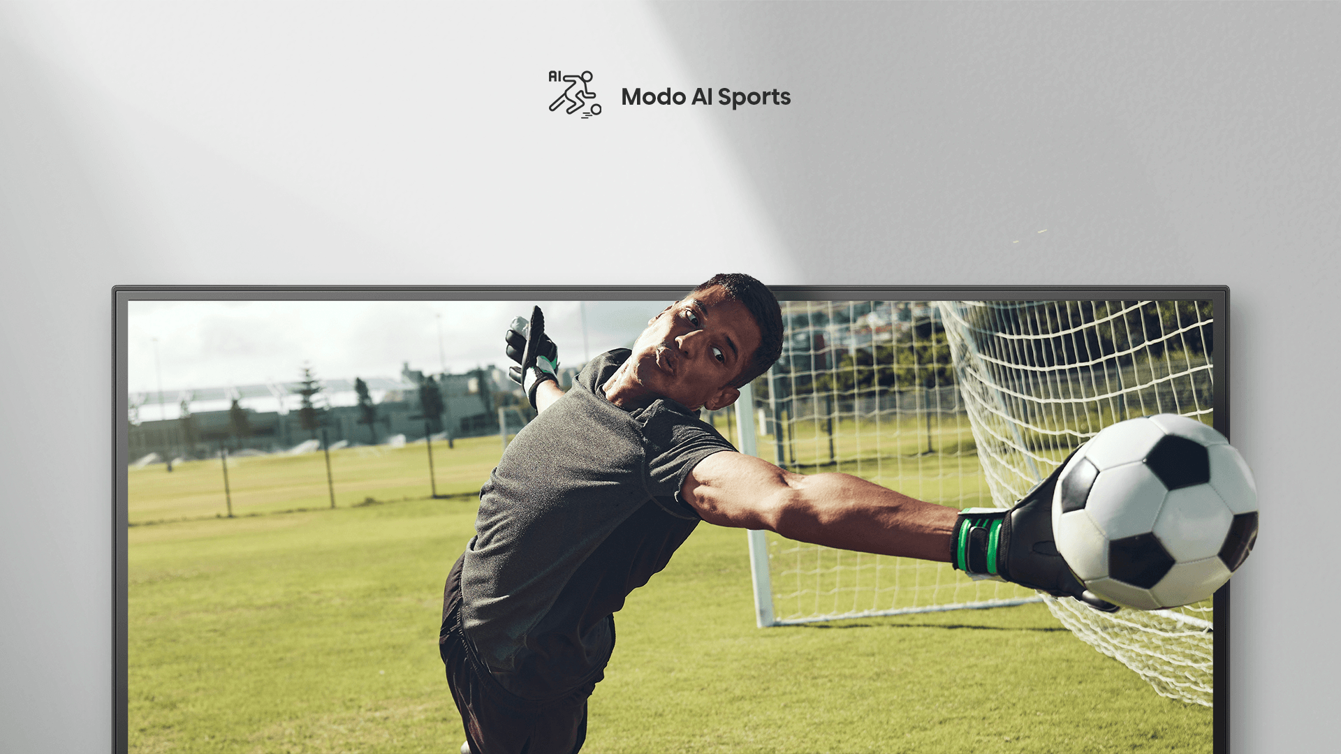 Imagem mostrando a alta taxa de atualização da TV, com 165Hz e VRR nativo