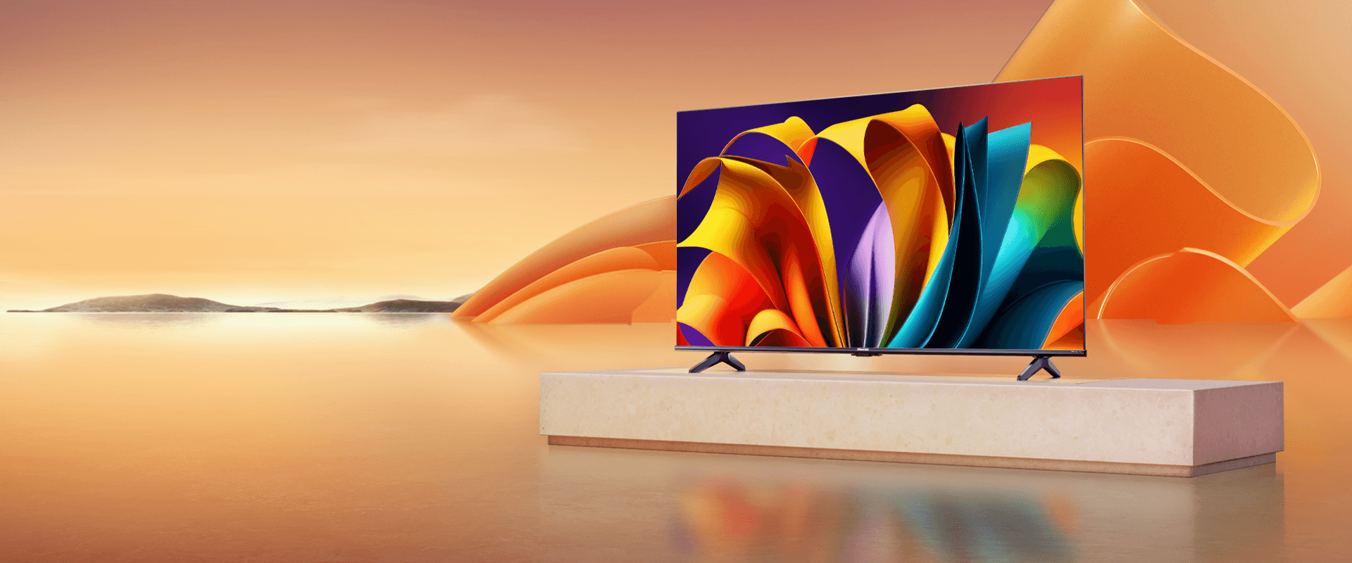 Imagem key visual da TV Hisense U7 Pro