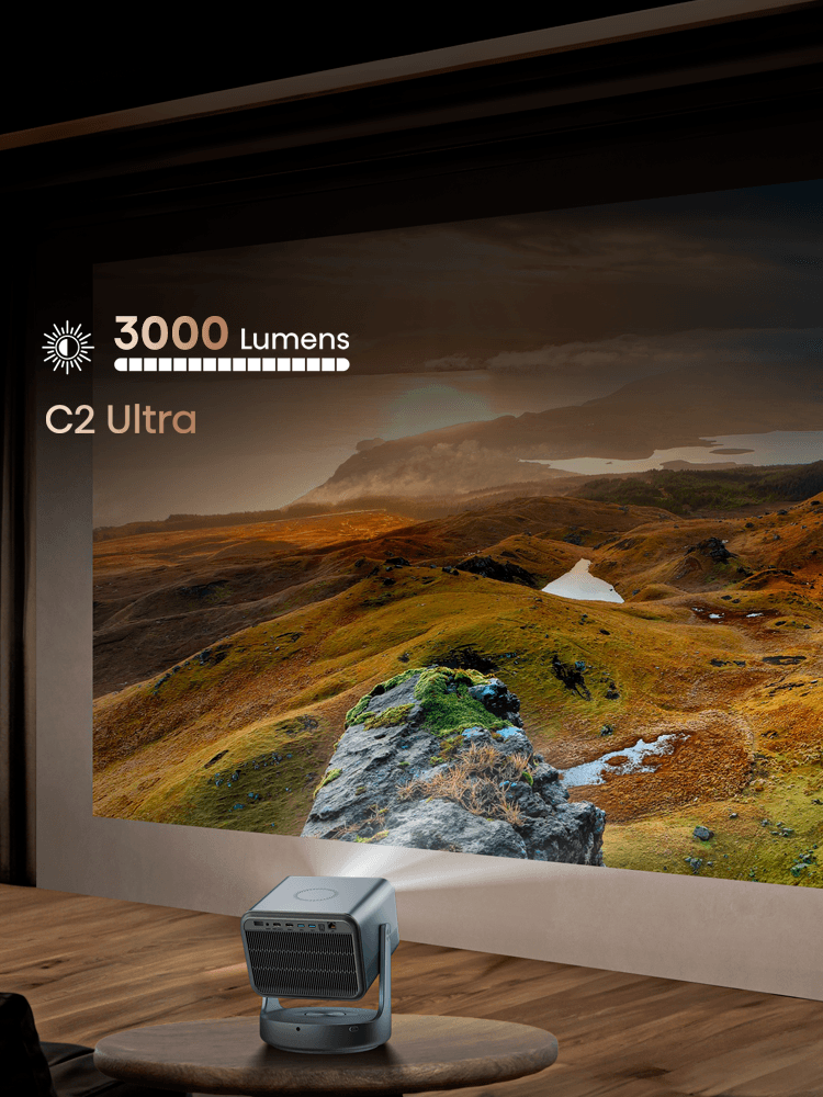 Imagem da feature Lumens, que fala sobre o brilho do projetor