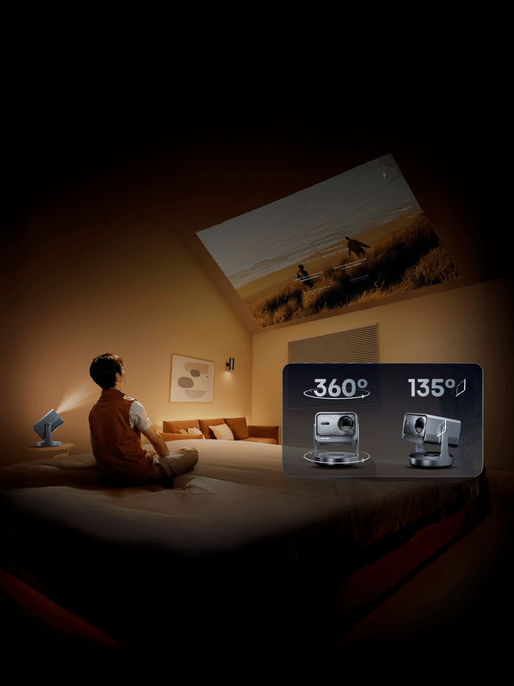 Imagem da feature Lumens, que fala sobre o brilho do projetor