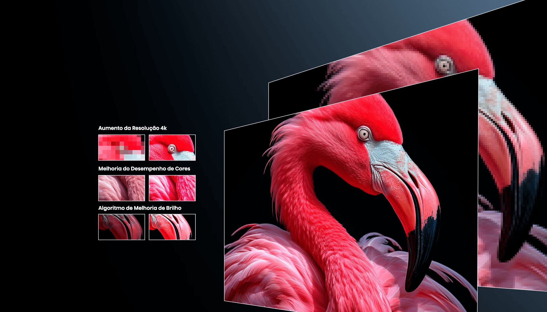 Imagem da feature Resolução 4K, que fala sobre o aumento de resolução