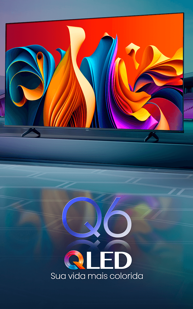 Imagem key visual da televisão Q6N