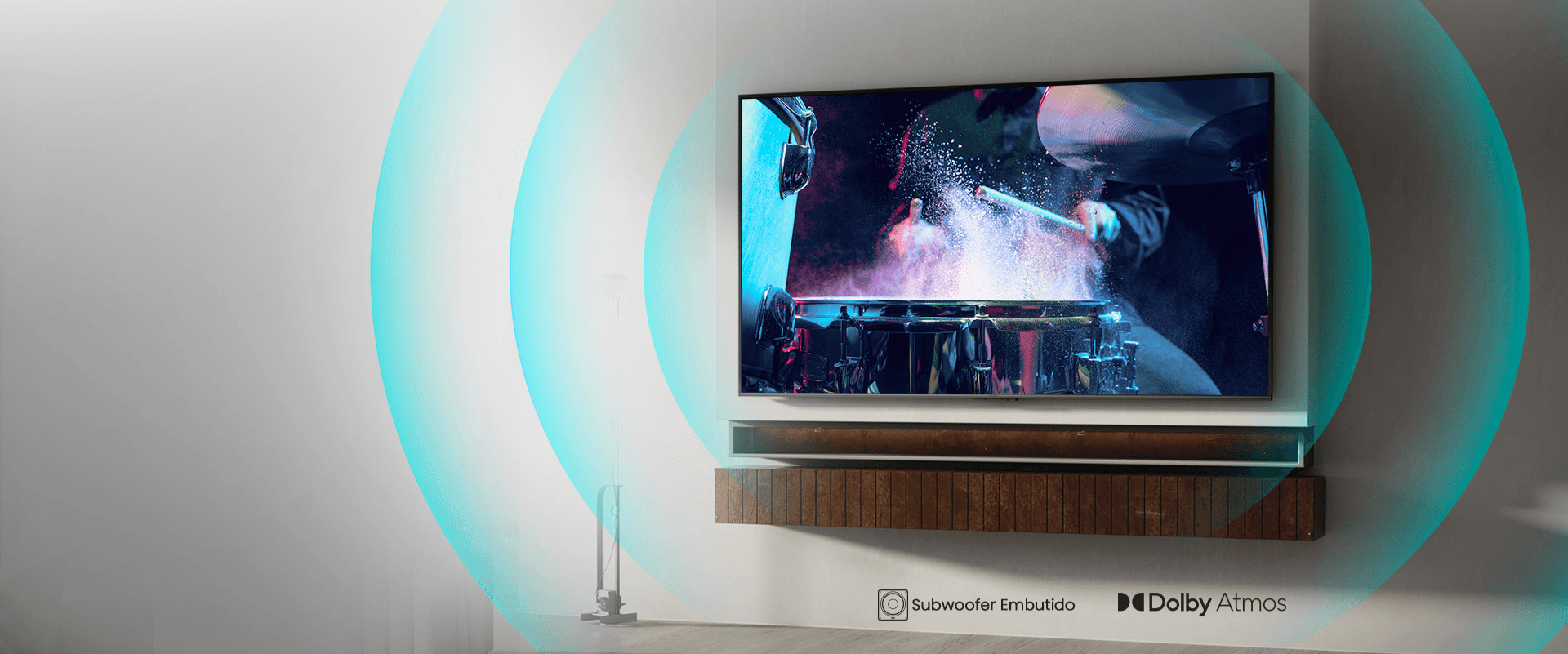 Imagem demonstrando a tecnologia AI HDR Upscaler, que melhora a resolução SDR para próximo ao HDR