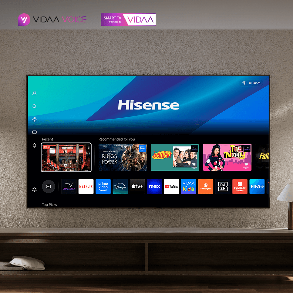 Imagem demonstrando a tecnologia Dolby Vision, para otimização do áudio na Tv