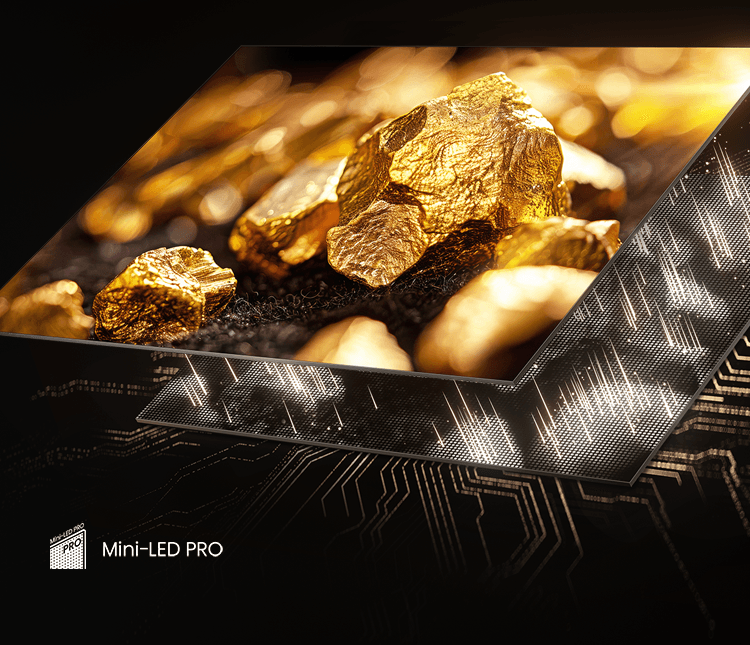 Imagem da feature Mini-LED PRO, que comprova a qualidade do brilho e o contraste profundo
